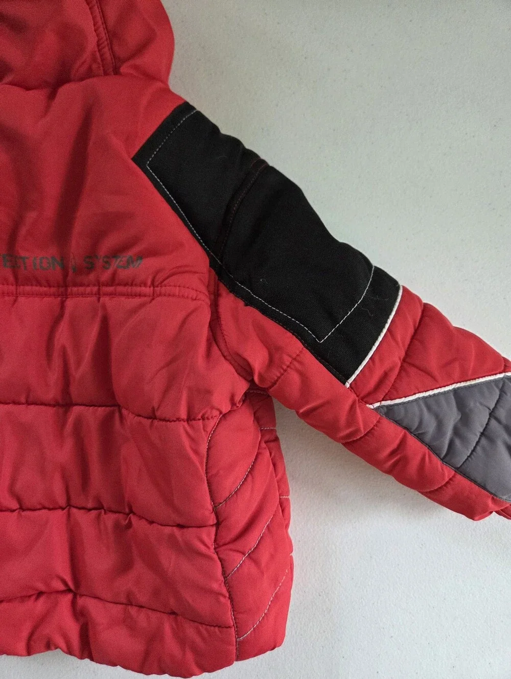 Protection System Toddler Boys Heavyweight Winter Puffer Jacket – Red/Black 2T
